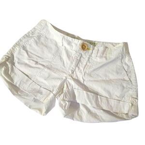 Old Navy White Cotton‎ Shorts Casual Summer Wear
